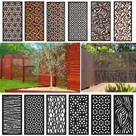 decorative metal screen sheets|backyard metal privacy screens.